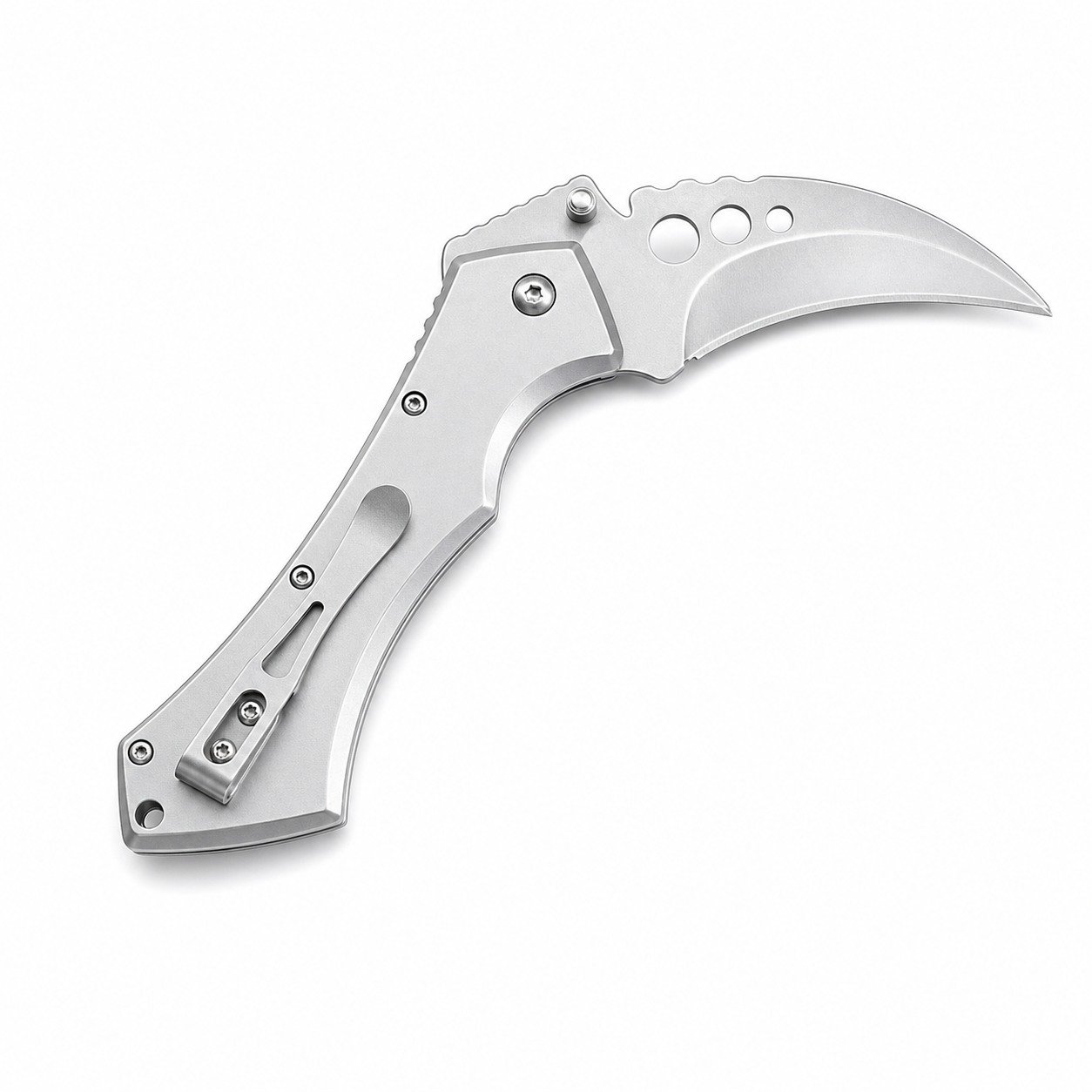 The Skeleton Scythe Was Slightly Broken Folding Knife