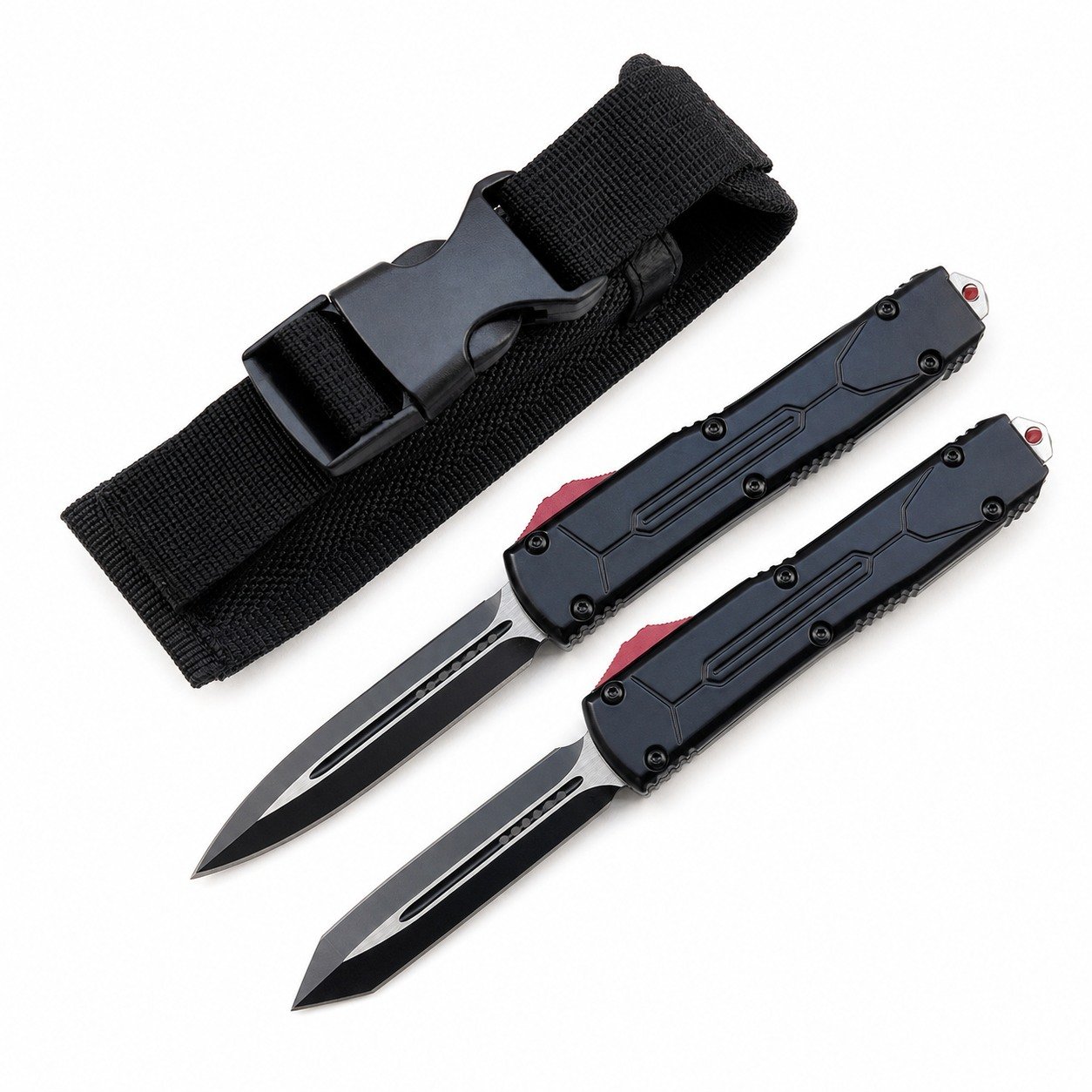 Zinc-handle Bounty Hunter Black OTF Knife